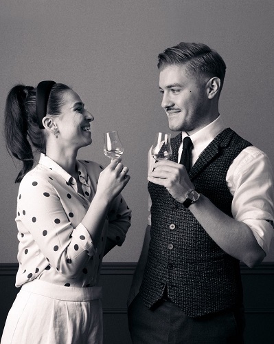 Ola i Marcin Czajkiewicz - twórcy Heritage Magnolia Gin